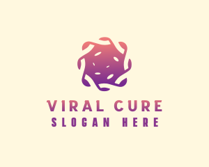 Disease - Microbiology Virus Contagion logo design