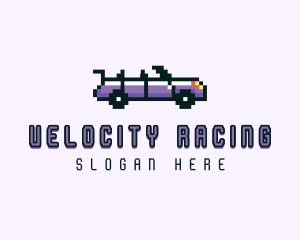 Arcade Car Racing Game logo design