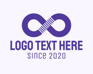 General - Purple Infinity Symbol logo design