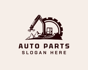 Cog Mountain Heavy Equipment logo design