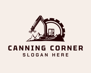 Cog Mountain Heavy Equipment logo design