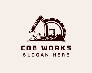 Cog - Cog Mountain Heavy Equipment logo design