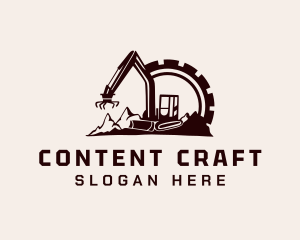 Cog Mountain Heavy Equipment logo design