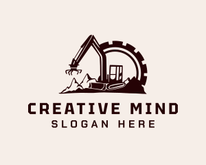 Cog Mountain Heavy Equipment logo design