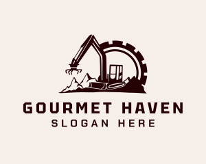 Cog Mountain Heavy Equipment logo design