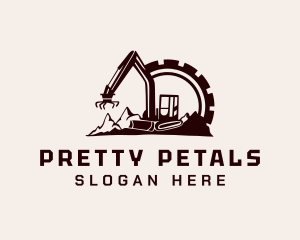 Cog Mountain Heavy Equipment logo design