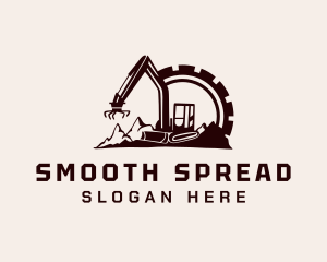 Cog Mountain Heavy Equipment logo design