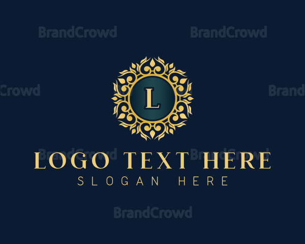 Floral Elegant Decoration Logo