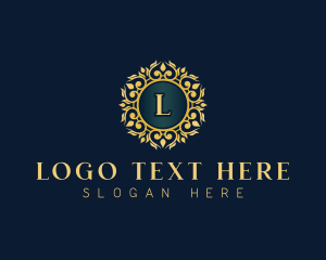Therapy - Floral Elegant Decoration logo design