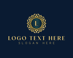 Floral Elegant Decoration Logo