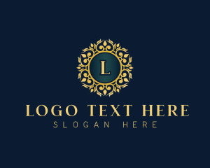 Floral Elegant Decoration Logo