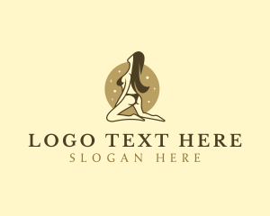 Model - Seductive Sexy Lady logo design