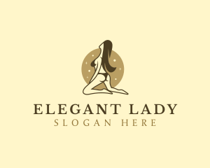 Seductive Sexy Lady logo design