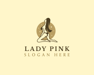Seductive Sexy Lady logo design