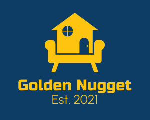 Golden Home Couch logo design