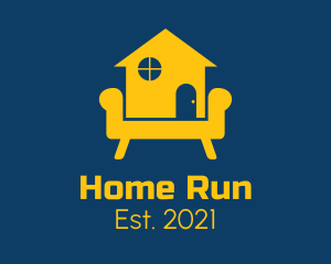 Golden Home Couch logo design