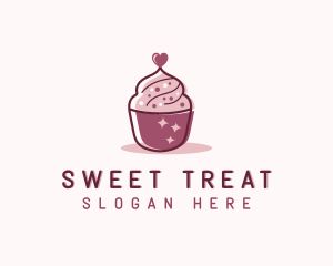 Bakery - Cupcake Heart Bakery logo design