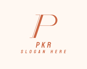 Professional Business  Letter P  logo design