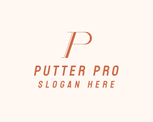 Professional Business  Letter P  logo design