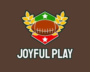 Playing - Football Sports Crest logo design