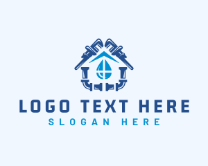 Repair - Home Plumbing Repair logo design