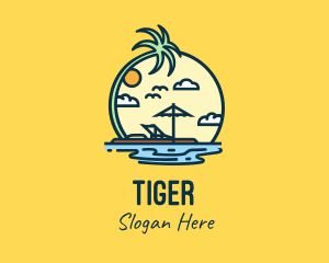 Summer Island Vacation  Logo
