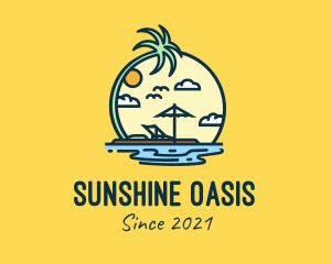 Summer - Summer Island Vacation logo design