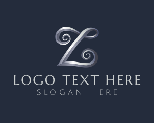 Fine Dining - Silver Enchanted Letter Z logo design