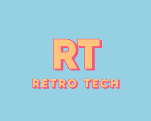 Retro Shadow Studio logo design