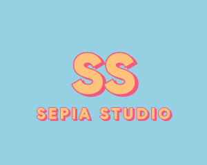 Retro Shadow Studio logo design