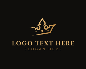 Deluxe - Royal Elegant Crown logo design