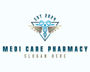 Pharmacist - Pharmaceutical Medical Wellness logo design