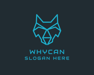 Digital Head Wolf Logo