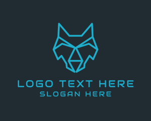 Digital Head Wolf Logo