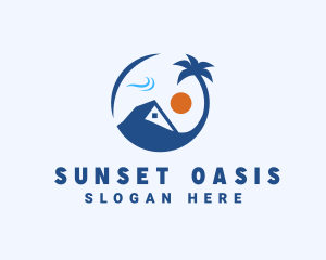 Island Beach House logo design