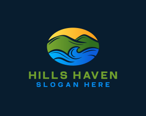 Mountain Hill Ocean logo design