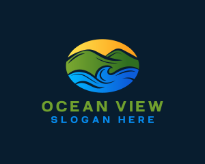 Mountain Hill Ocean logo design