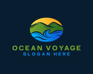 Mountain Hill Ocean logo design