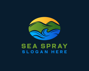 Mountain Hill Ocean logo design