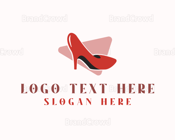 Women Fashion High Heels Logo