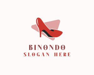 Shoemaking - Women Fashion High Heels logo design