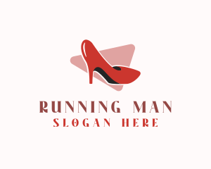 Shoemaking - Women Fashion High Heels logo design