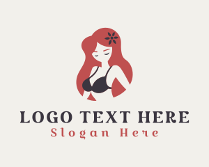 Dating Sites - Sexy Bra Underwear logo design