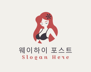 Sexy Bra Underwear logo design