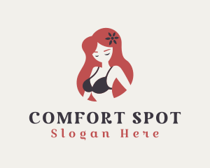 Sexy Bra Underwear logo design