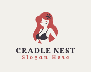 Sexy Bra Underwear logo design