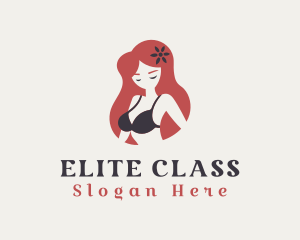 Sexy Bra Underwear logo design