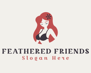 Sexy Bra Underwear logo design