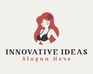 Sexy Bra Underwear logo design