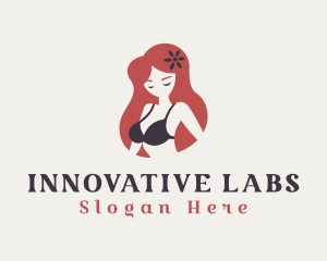 Sexy Bra Underwear logo design